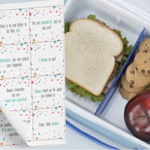 A Snug From Home- Motivational and Empowering Lunch Box Notes Cards for Kids & Teens #1
